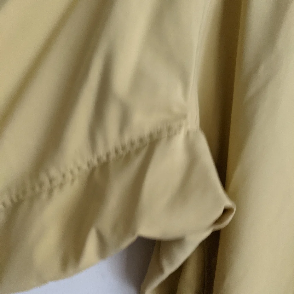 Adidas Wind Shirt Men's Yellow Climaproof Pullover Jacket Windbreaker L